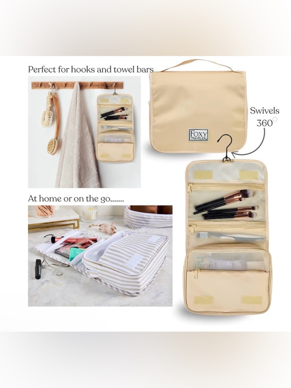 Foxy Traveler - Cute Packing Cubes - Beige - Picture 3 of 6